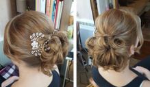 A Bride with Her Hair Done